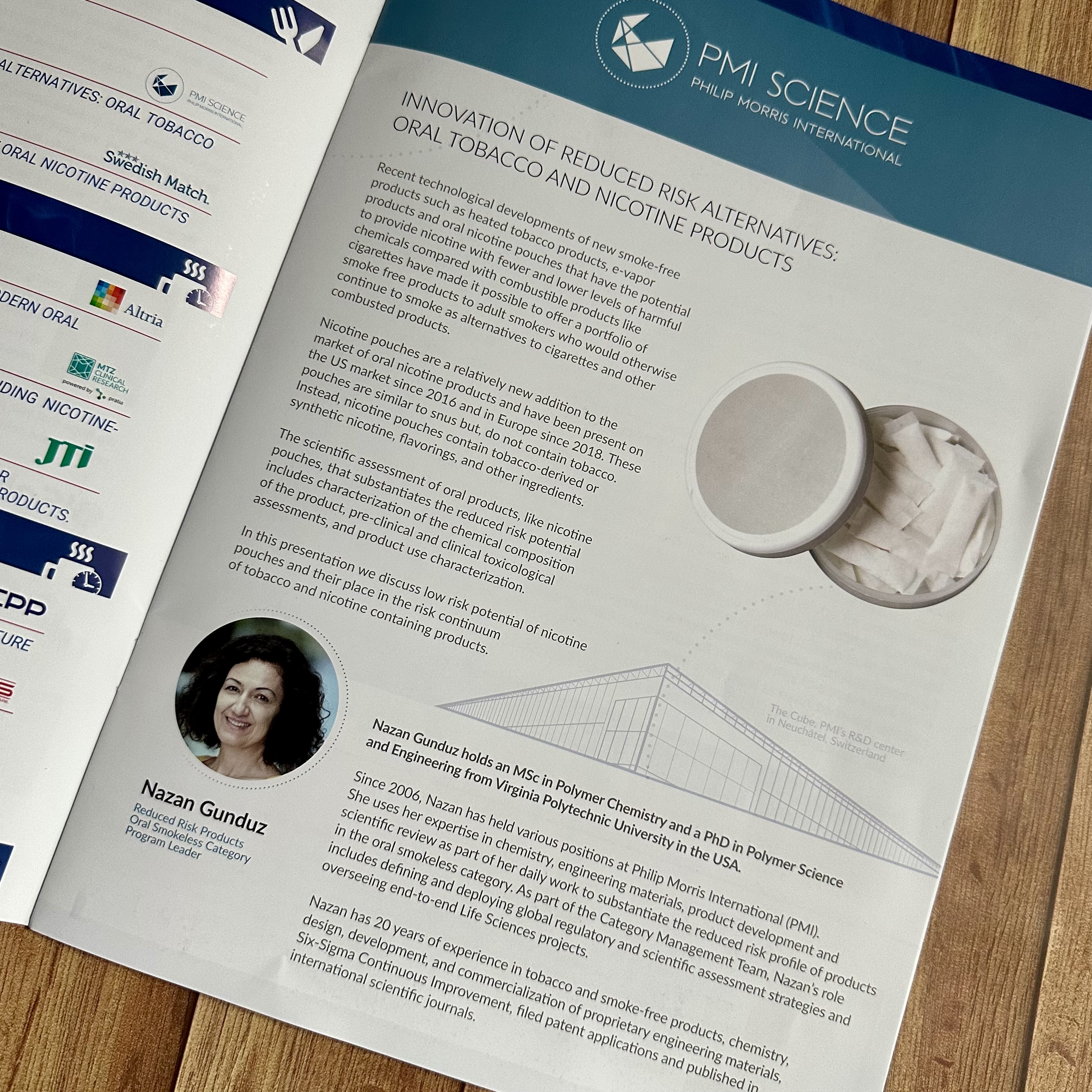 PMI Science Nicotine Pouch page