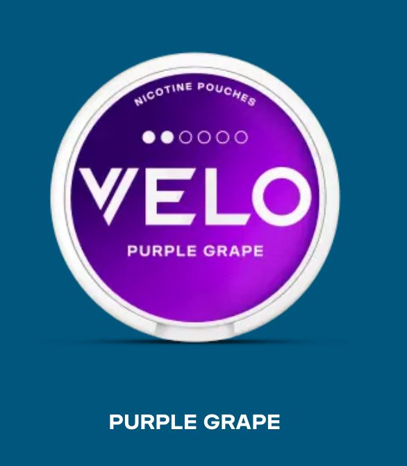 New Velo 'Purple Grape' Nicotine Pouches Packaging