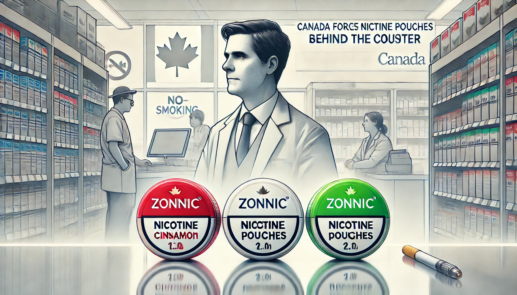Canada Forces Nicotine Pouches Behind the Counter
