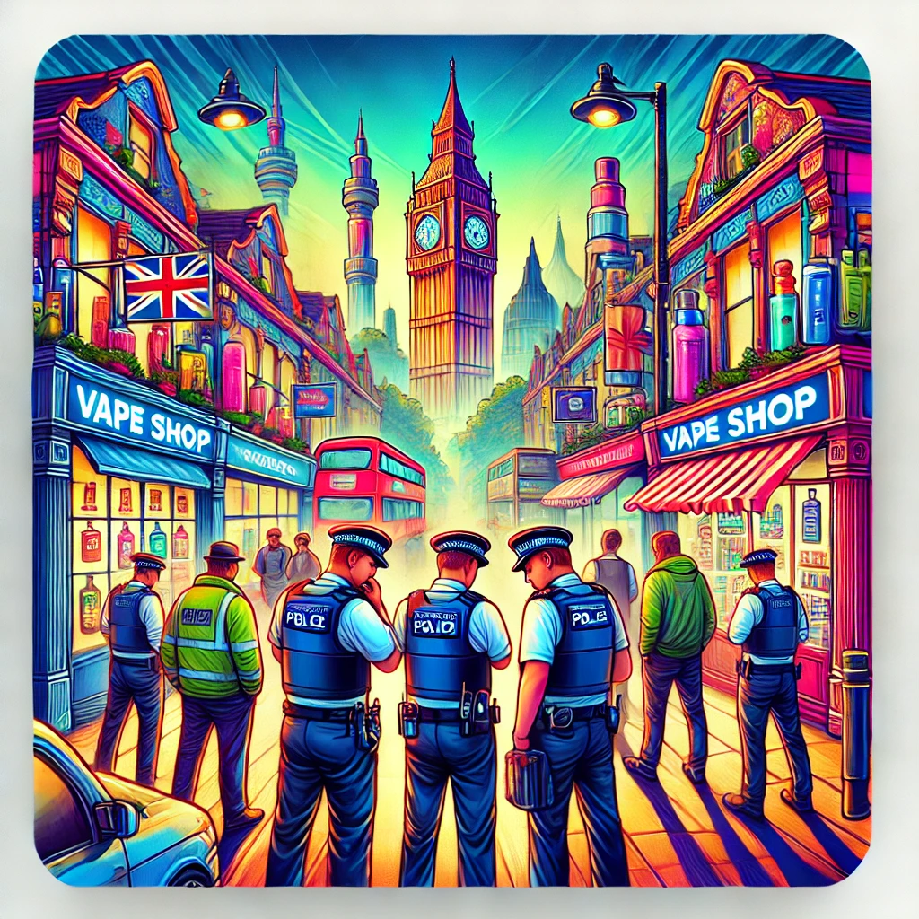 London vape shops under inspection.