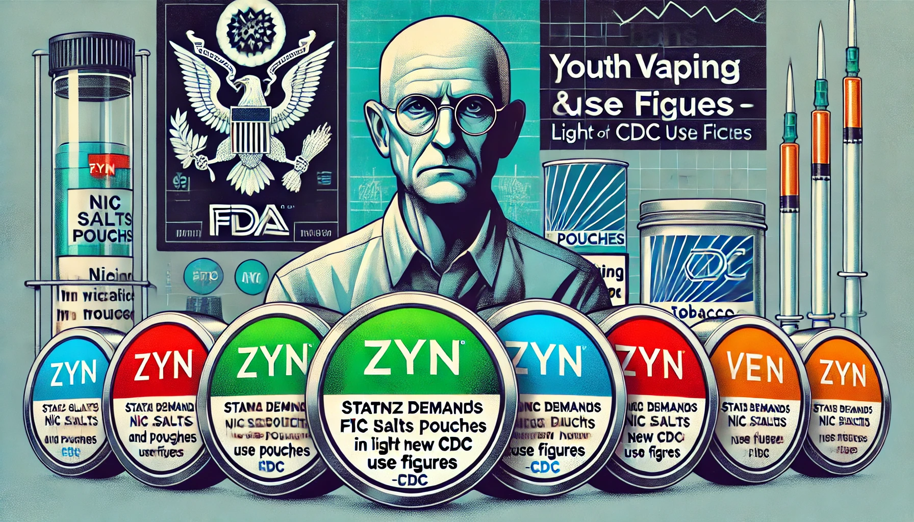 Stanton Glantz Demands FDA Bans Nic Salts and Pouches in Light of New CDC Use Figures