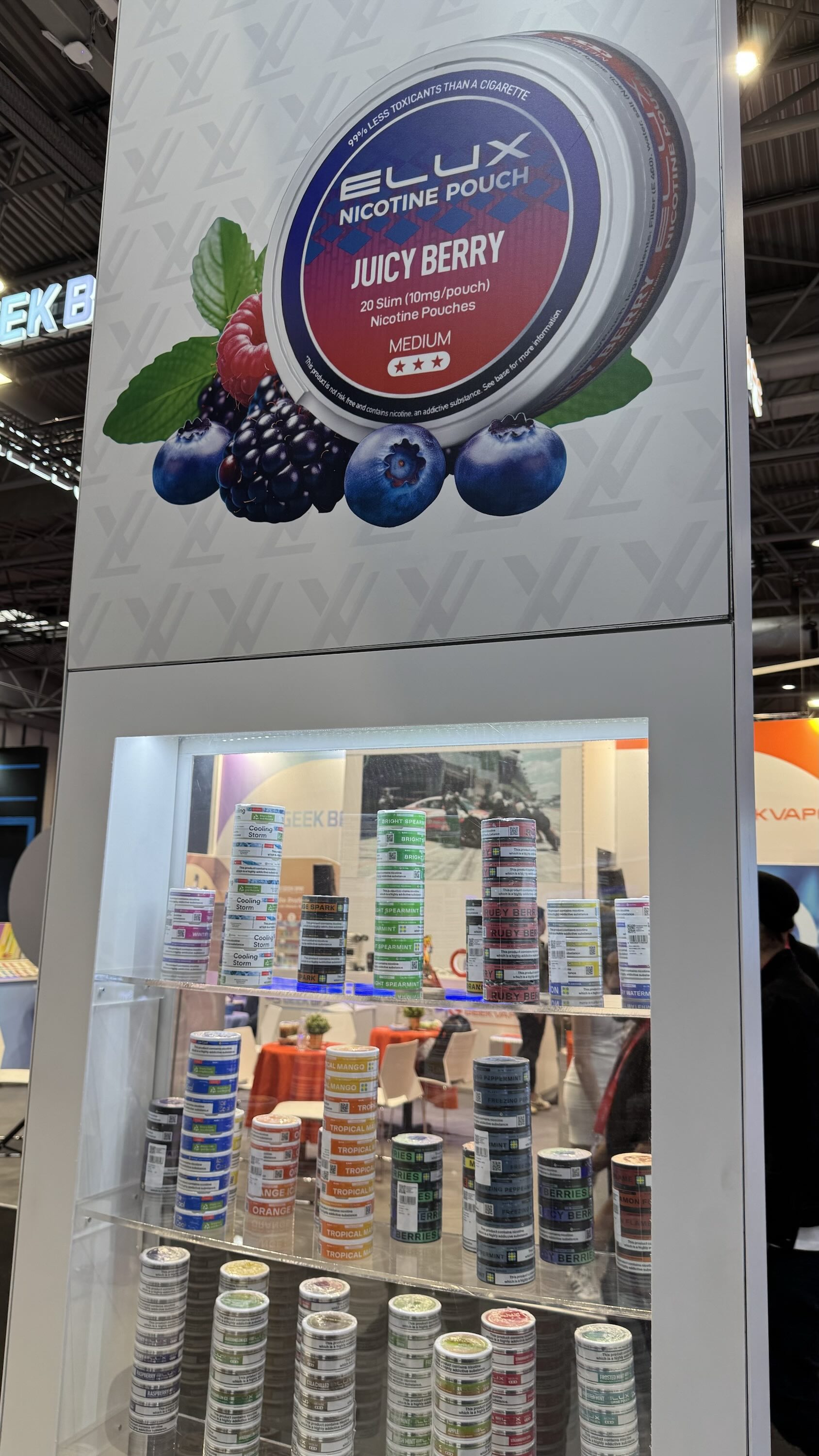 Elux Nicotine Pouches at The Vaper Expo 2024