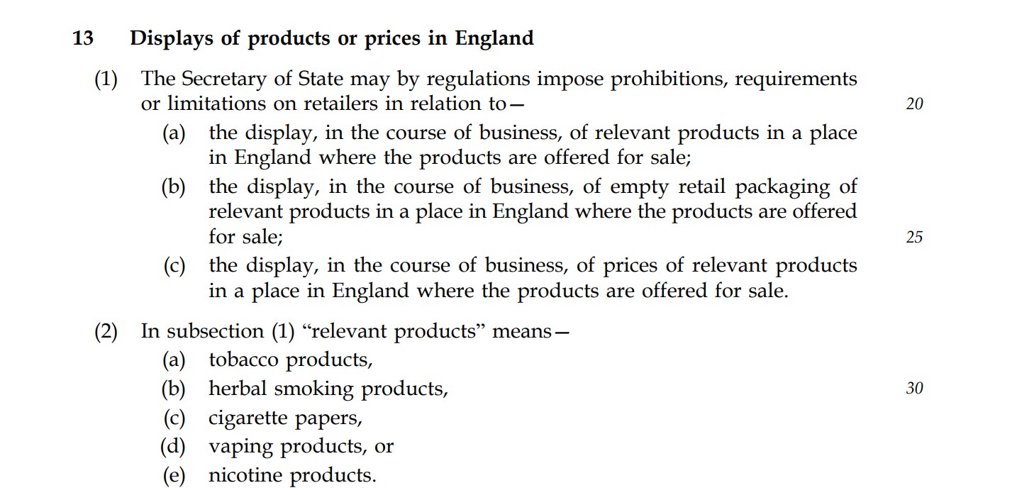 Display restrictions