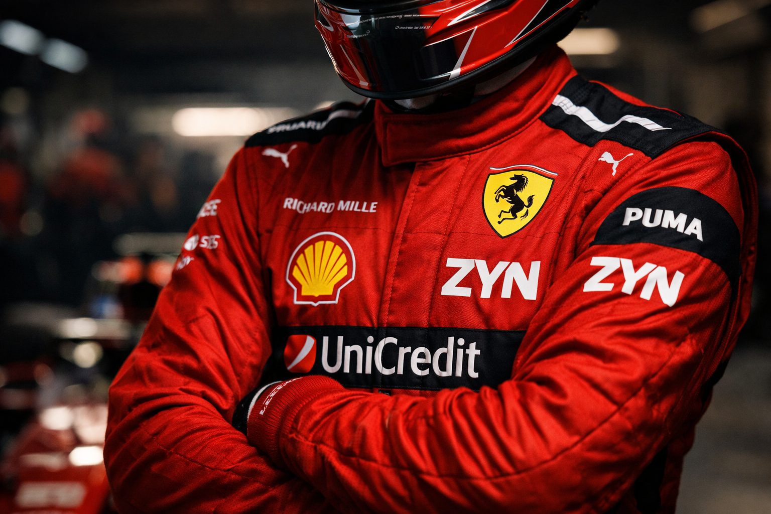 Ferrari’s F1 Race Suits Features ZYN