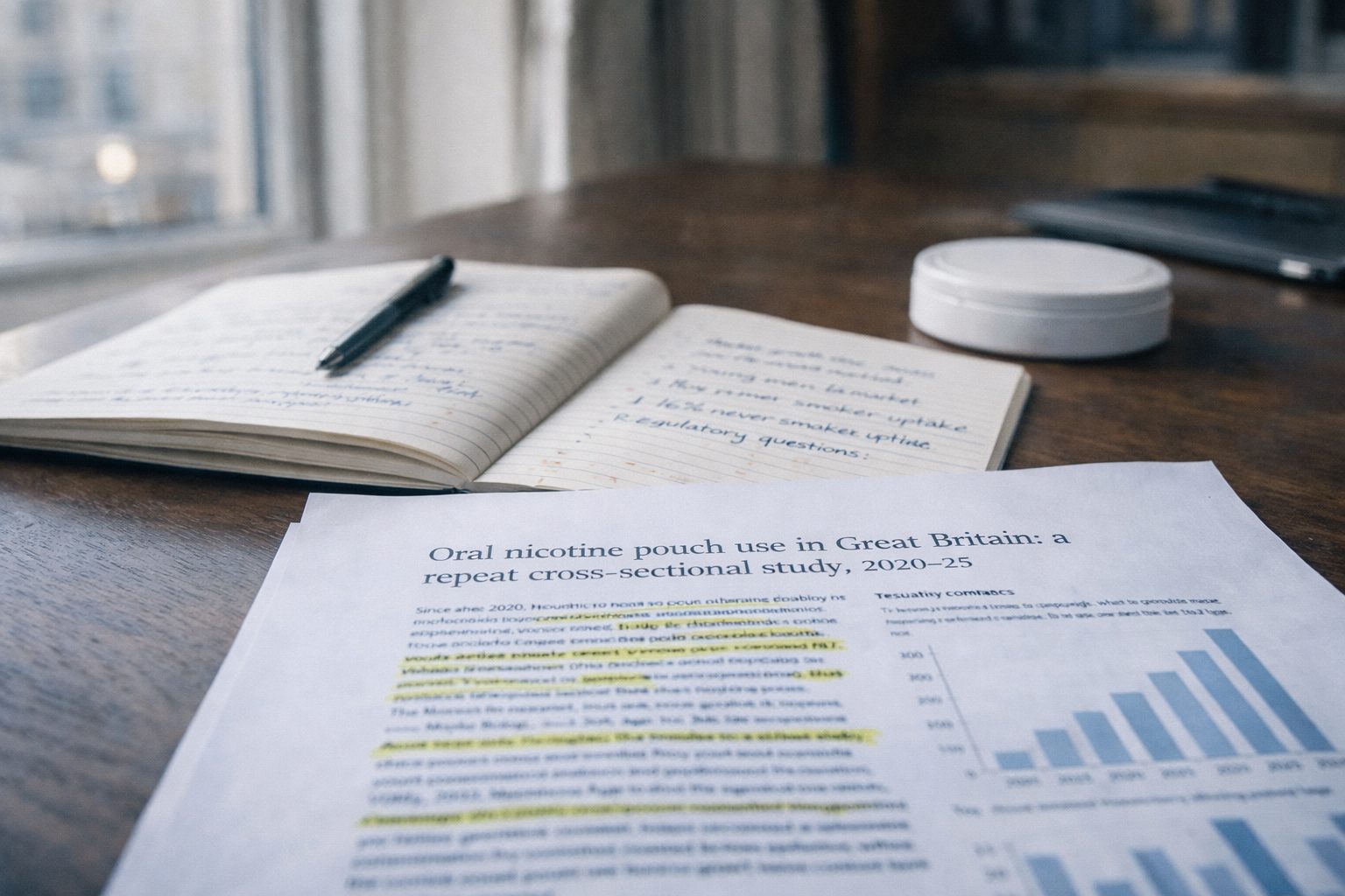 Study on Nicotine Pouch Use in Great Britain Between 2020-2025